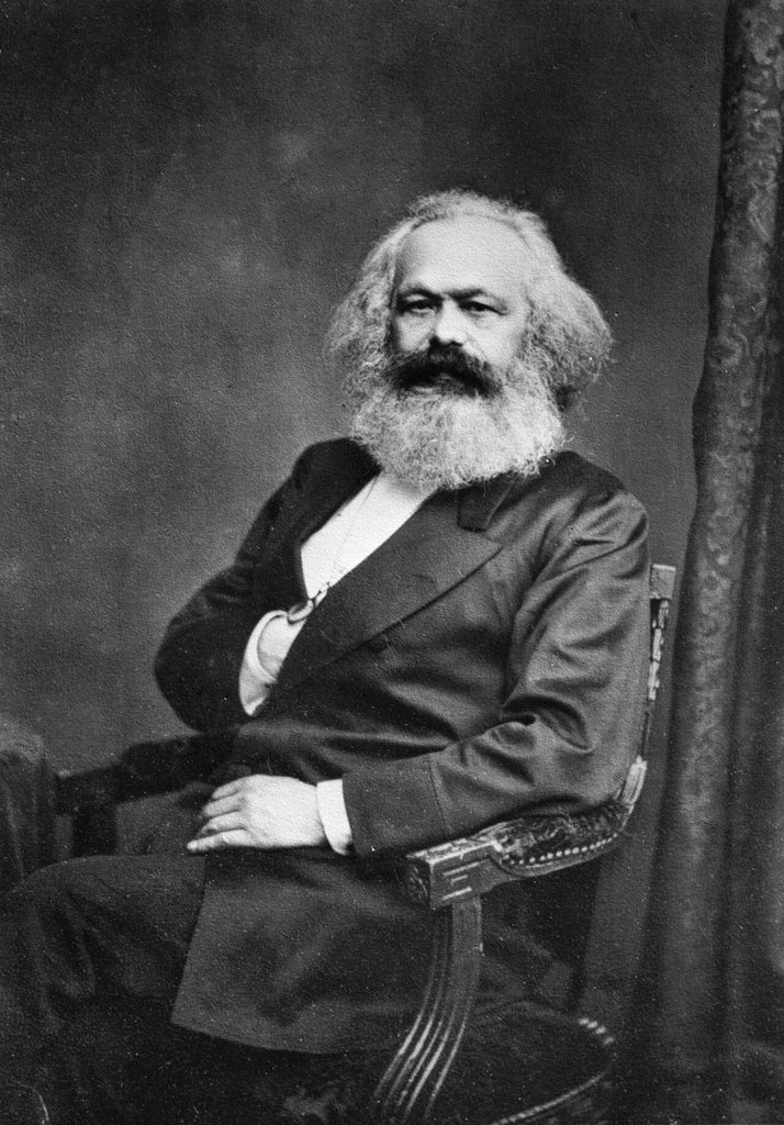 Portrait photograph of Karl Marx